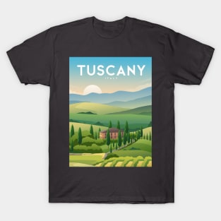 Tuscany, Italy Countryside T-Shirt